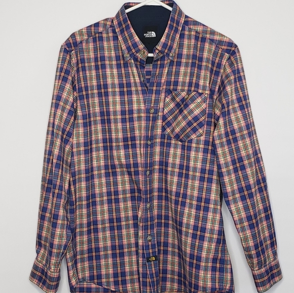 The North Face Woman's Plaid Button-Up Shirt Medium - Picture 4 of 14